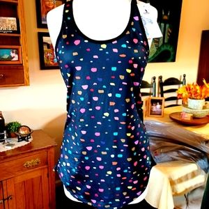 💙 Icyzone strappy racerback workout/yoga top, sz Medium